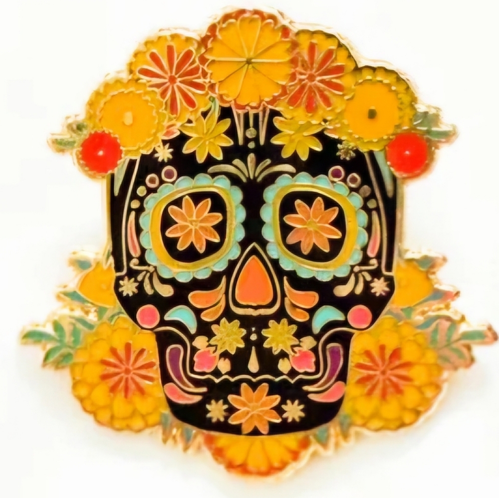 Loungefly Day Of The Dead Sugar Skull Pin